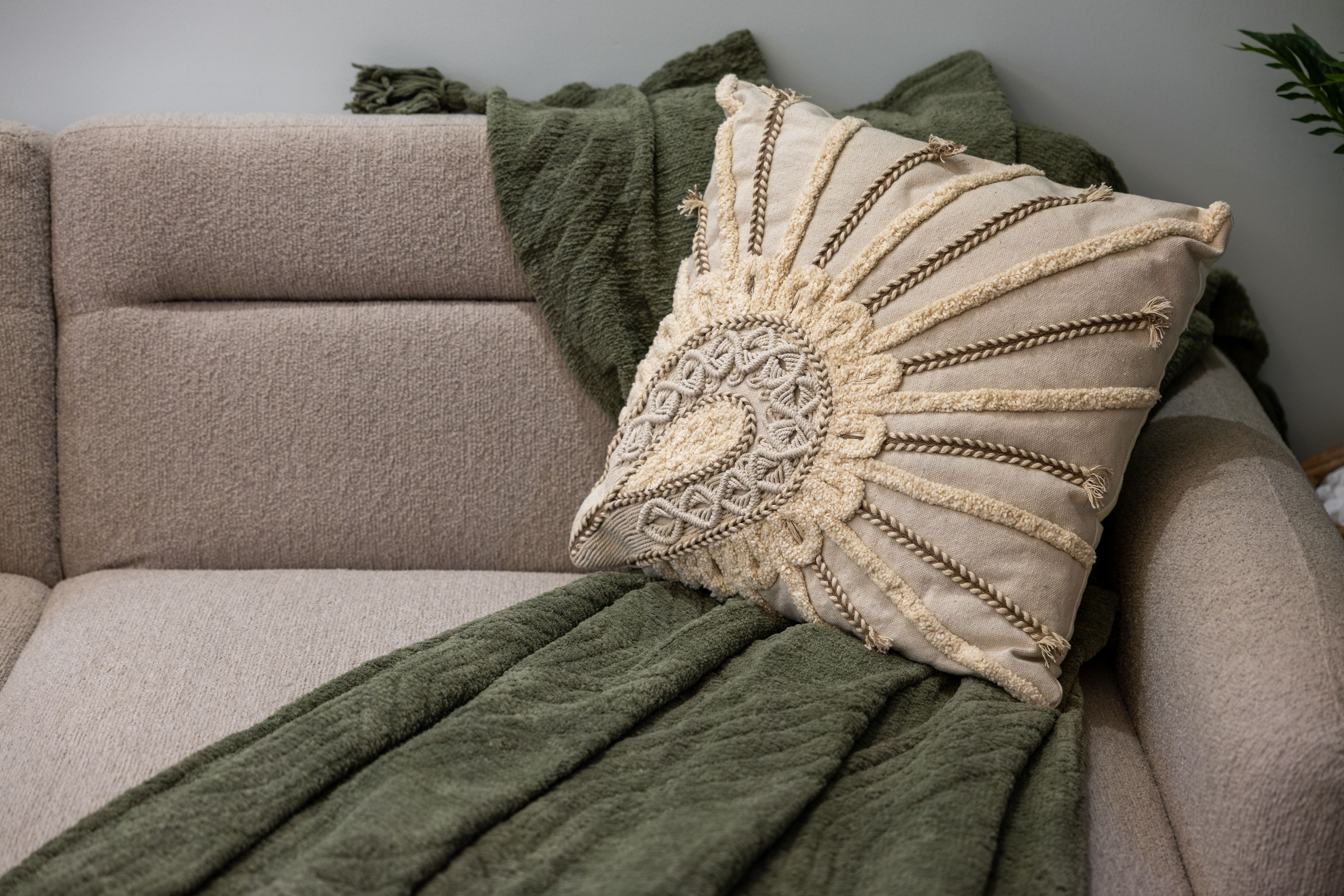 Soft organic living room textures